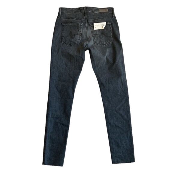 NWT AG Adriano Goldschmied Women’s Farrah Skinny Ankle Gray High Rise Jeans 27R - Picture 1 of 14